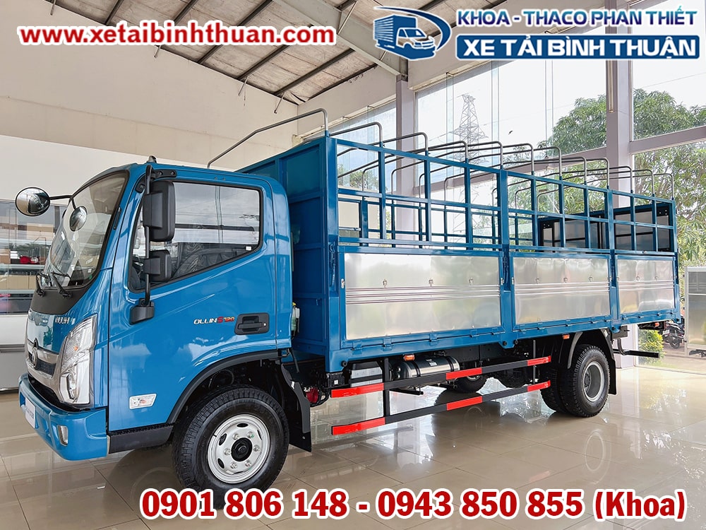 XE TẢI THACO OLLIN-S720 THÙNG BẠT 6.8 TẤN