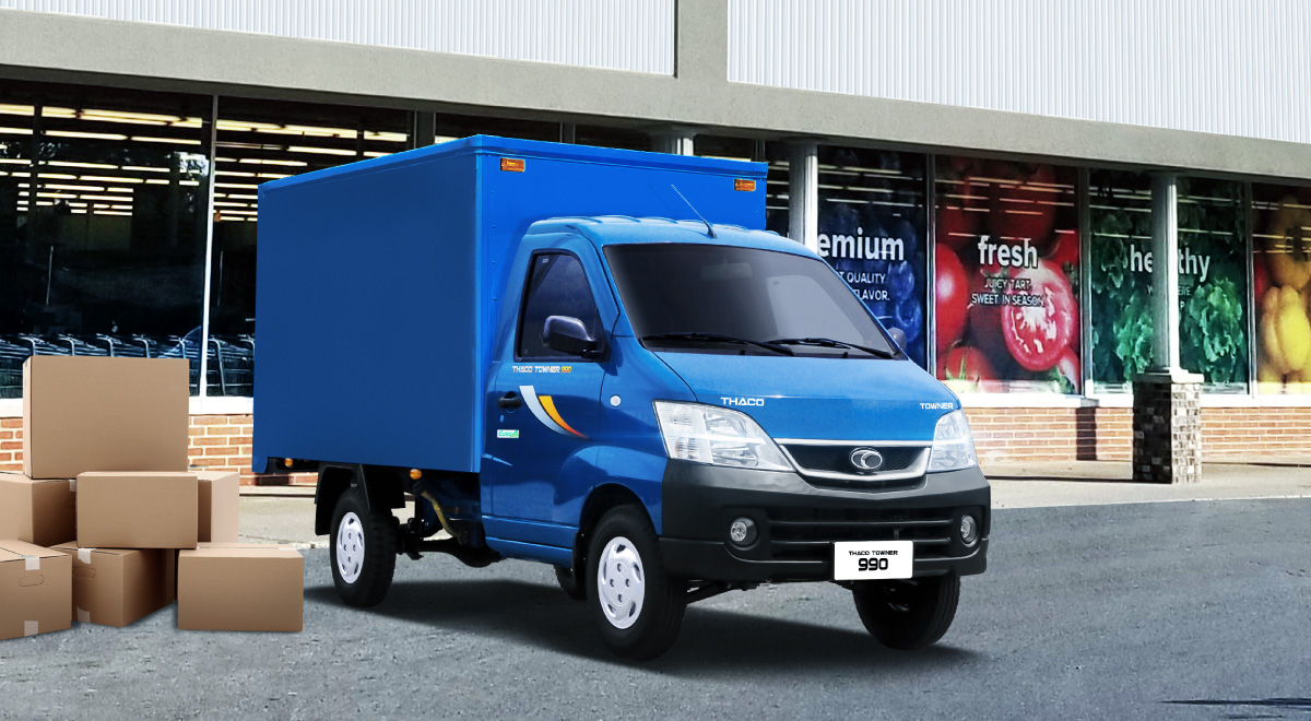 THACO TOWNER 990 – XE TẢI NHẸ NĂNG ĐỘNG TRÊN MỌI TUYẾN ĐƯỜNG