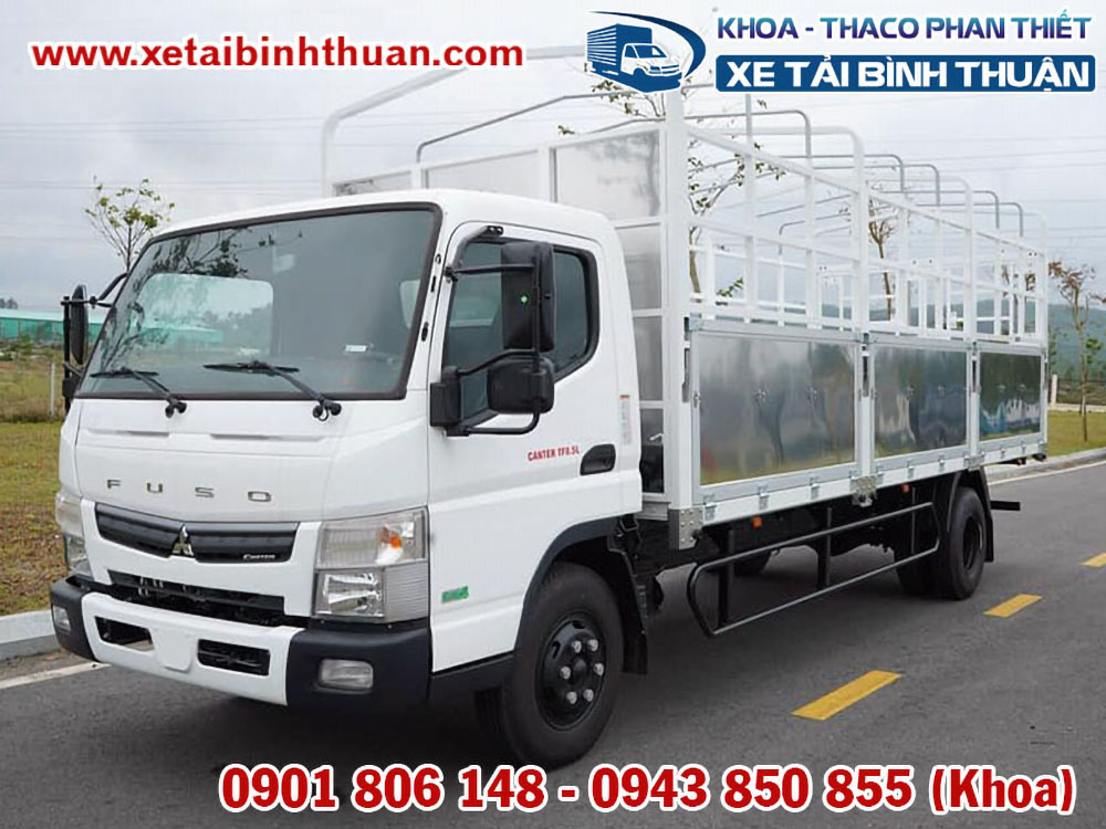 Fuso Canter TF8.5L Tải trọng 4,4T Thùng dài 6,2m