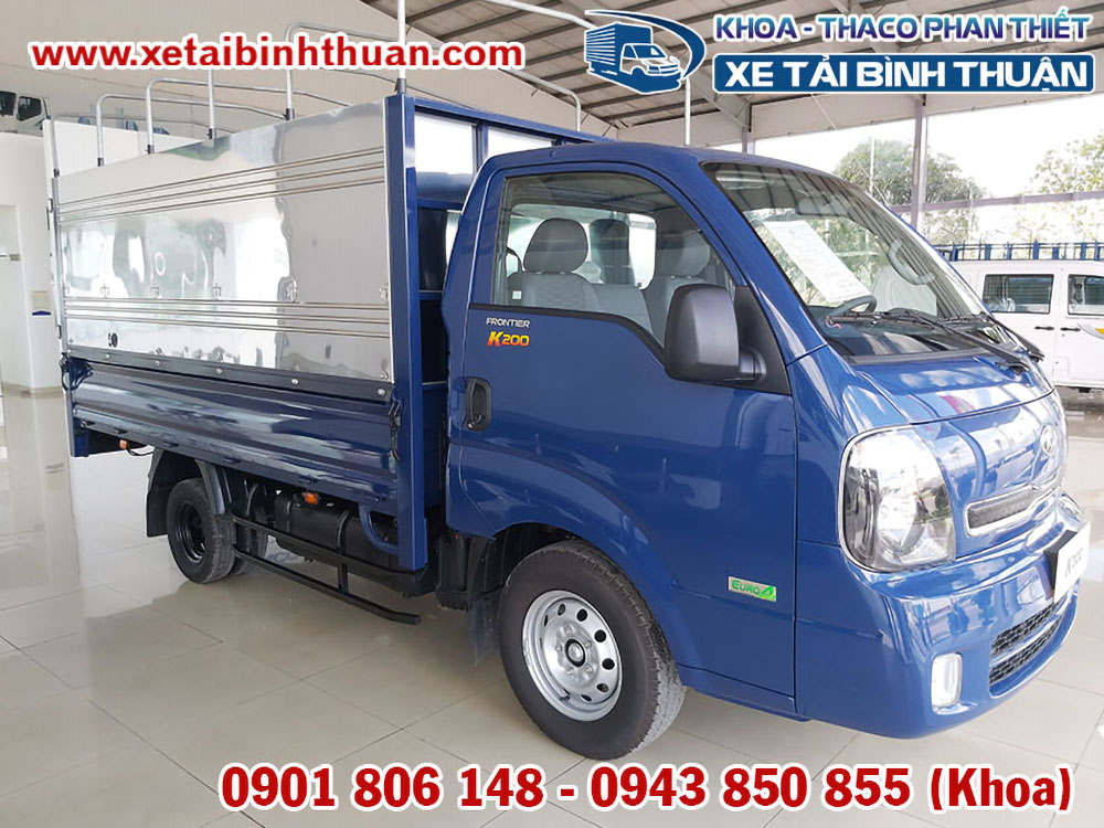 Kia K200 Thùng Bạt Mở 5 Bửng Xanh Dương