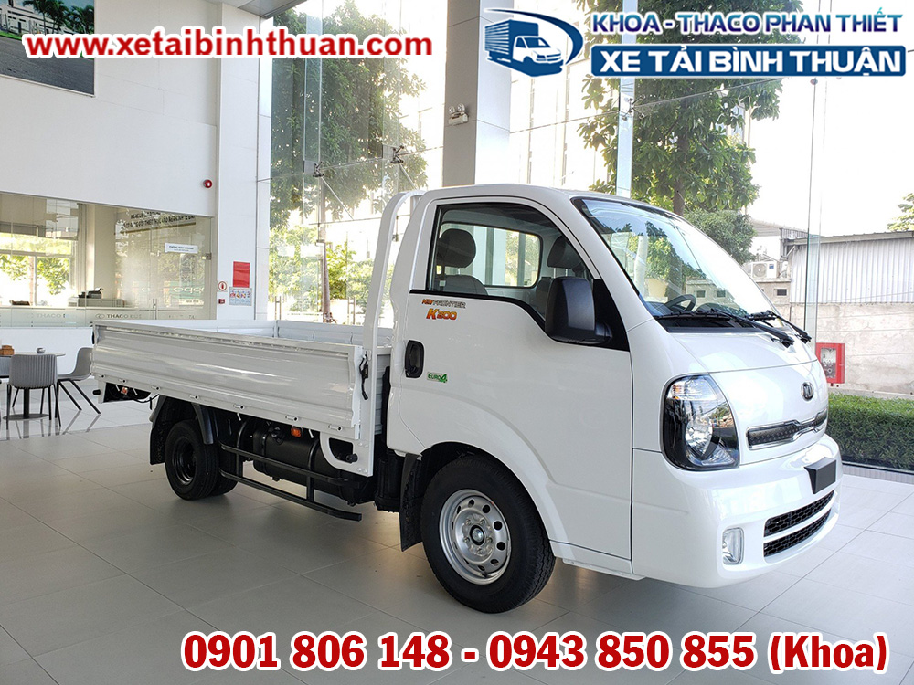 XE TẢI KIA K200 THÙNG LỬNG MÀU TRẮNG 1.900 KG