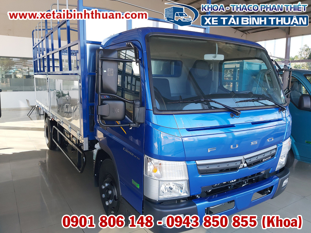 XE TẢI MITSUBISHI FUSO CANTER TF7.5 THÙNG BẠT