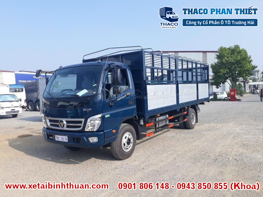 Thaco Ollin 120 - Thùng Mui Bạt - 7.1 Tấn