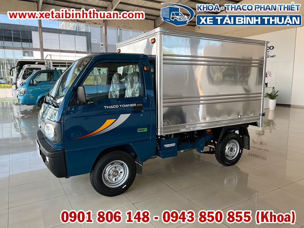 XE TẢI THACO TOWNER800A THÙNG KÍN TẢI 850 KG